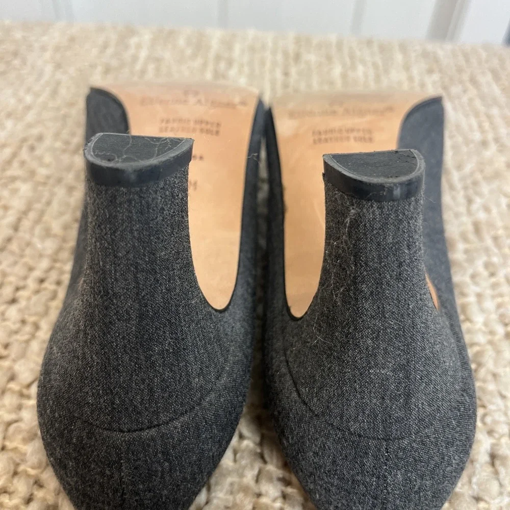 Etienne Aigner Women's‎ Gray Charcoal Taylor Shoes Pumps Block Heels Size 7.5 M
